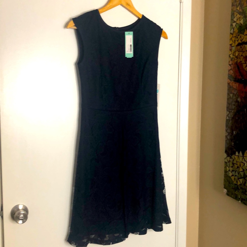 Wisp Petites Leah Lace Knit Dress